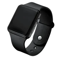 2024 mode Sport Montre numérique femmes hommes carré montres LED ceinture en Silicone électronique femmes montres numériques horloge Montre Femme 3