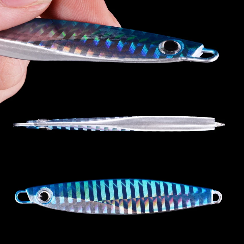 Metal Spoon Jigs Fishing Lures 22pc Set 10g-60g Saltwater Freshwater AU