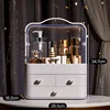 2024 Makeup Organizer with Drawer for Skin Care Products Household Storage Box Shelf Cosmetics Receiving Box Dust-Proof Desktop 1