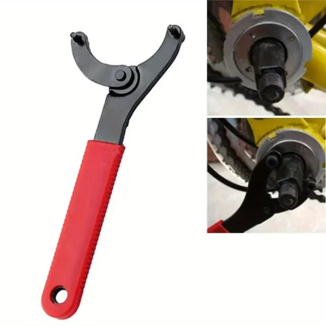1PC Bicycle Repair ToolsFlywheel Lock Ring Installation and RemovalOctagonal WrenchCenter Shaft Bowl WrenchRepair Tools 1