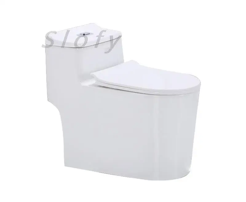 Description Picture 3 of itemToilet Ceramic Toilet Seat Lid Modern Toilet Bowl Powerful Flush Toilet Siphon Flushing For Bathroom Comfort Toilet For Bathroom