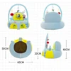 Baby Feeding Safety Seat Skin Cartoon Plush Learning Sit Chair Without Cotton 2