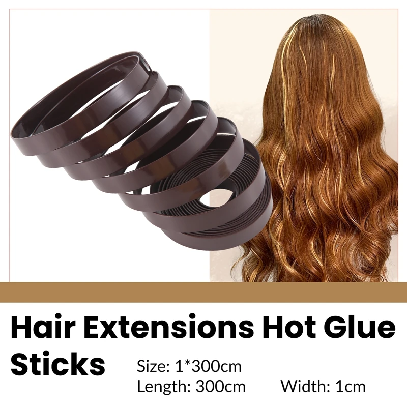 KIKI Hair Extension Hot Glue Stick Italian Glue Keratin Adhesive Flat Head Tip Fusion Human Hair Extension Salon Salon Tool
