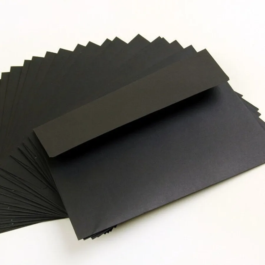 Kraft Paper Envelopes Mailing Envelopes Mailing Bags 10pcs/pack 17.5x12.5cm kraft white black paper Envelope Message Card Letter Stationary Storage Paper Gift
