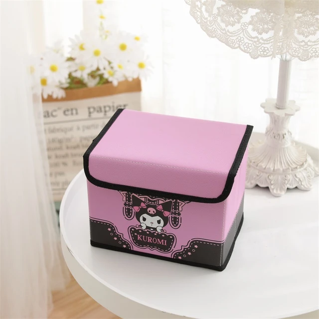 Kawaii Sanrio Storage Box Hello Kittys Accessories Cute Anime Plastic  Portable Foldable Dustproof Clutter Box Toys for Girl Gift - AliExpress