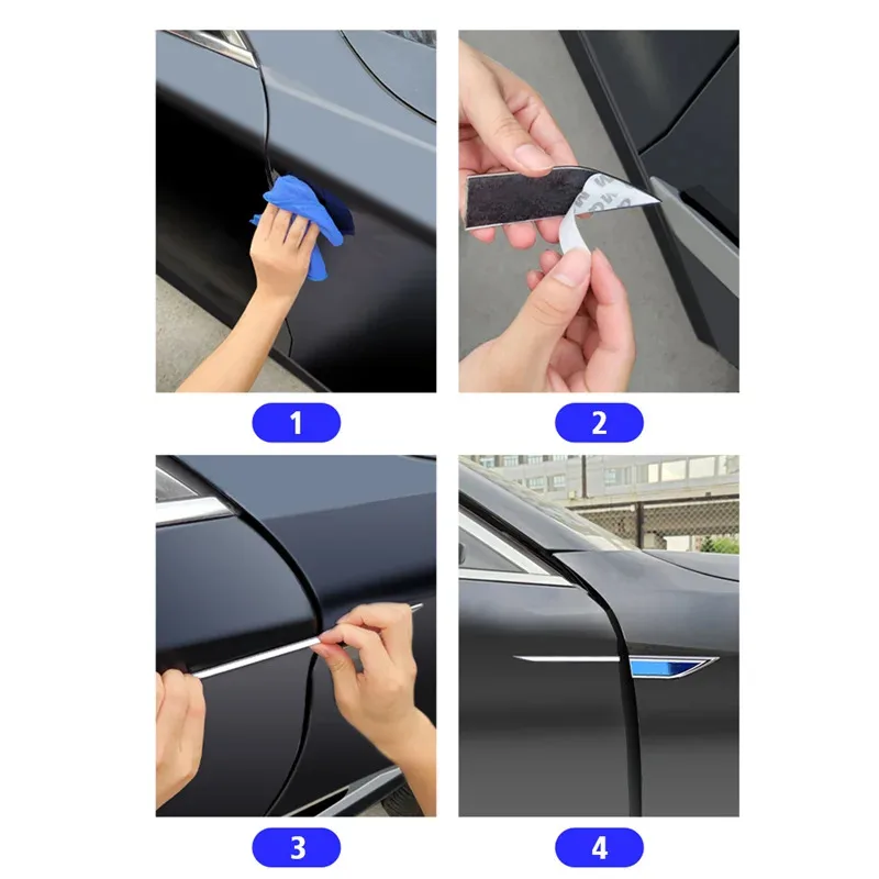 닛산 엘그란드 E50 E51 E52 1996-2016 2017 2018 2019 2020용 자동차 도어 보호 스티커 차량 엠블럼 펜더 블레이드 데칼 배지