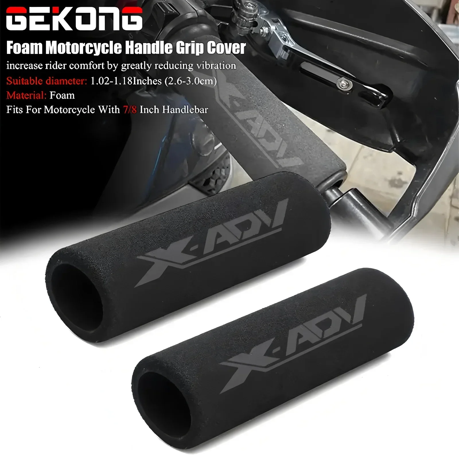 Para Honda X-ADV NC750X 2014-2025, Empuñadura de Esponja para Motocicleta, Antideslizante, Antichoque, Funda para Empuñadura de Motocicleta