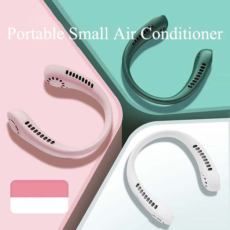 Ventilateur De Cou Sans Pales - Portable Et Rechargeable - Nouveau Modèle