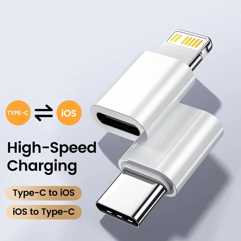 

USB C To Lightning Adapter USB C Cable To IOS Fast Charging Connector Lightning Male to Type C Female Converter For iPhone