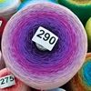 1500g/group Gradient Color Plus Sticky Pure Cotton Cake Thread DIY Hand Knit Shawl/rainbow Blanket/Lace Waffle Blanket Thread 6