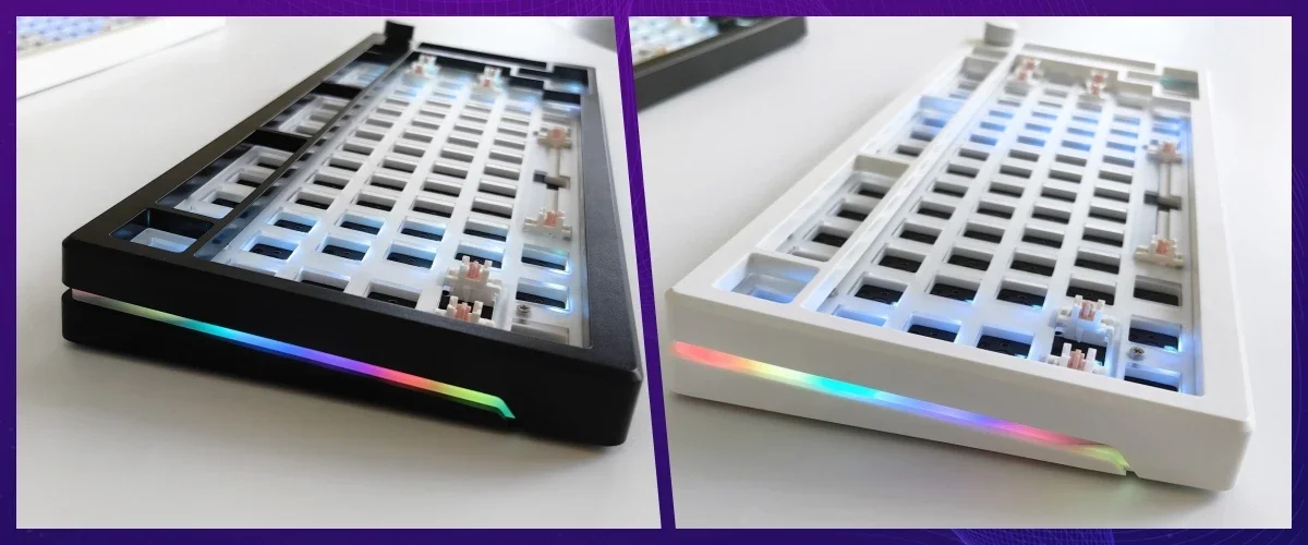 BT, 2.4G, USB, Hot-Swap RGB, luz de