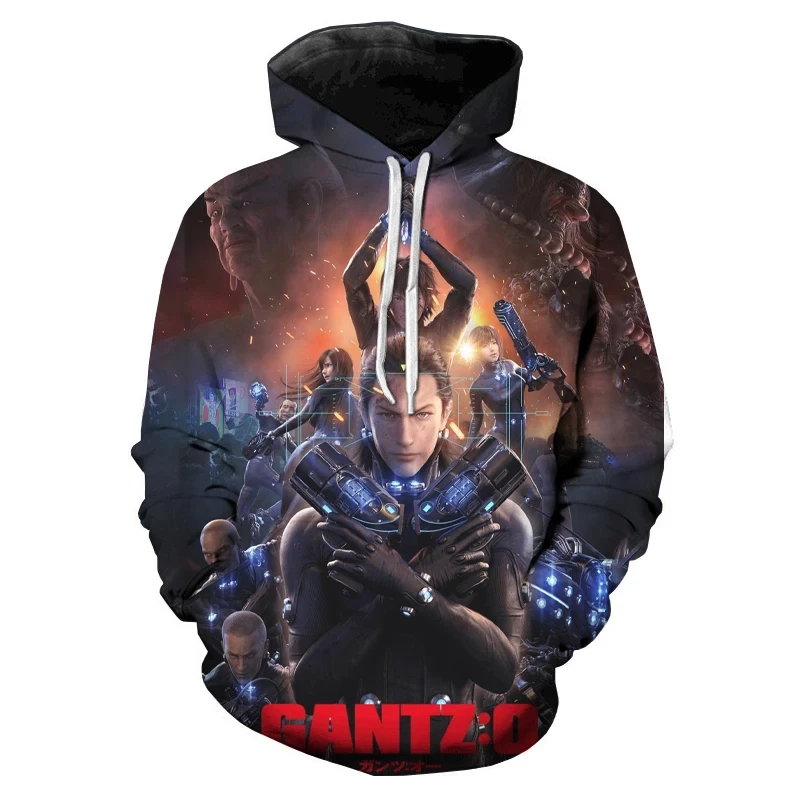 

Movie Gantz 3D Print Hoodie Men/Women y2k Casual Fashion Hoodies Kids Long Sleeves Pullover Sweatshirts Oversized Unisex Clothes