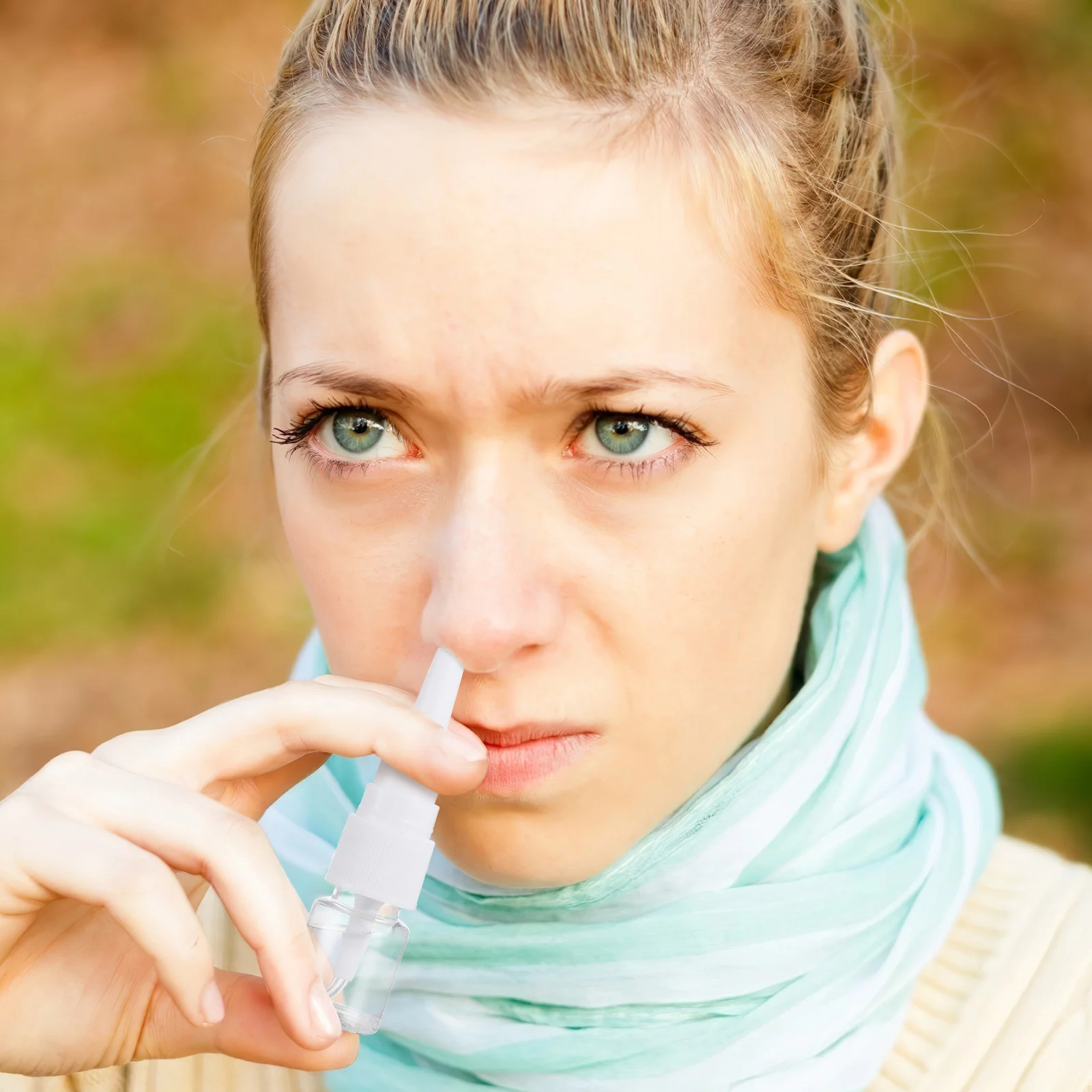 

Clear Spray Bottle 15Ml Empty Nasal Pump Sprayer Refillable Travel Size Plastic Mist Atomiser