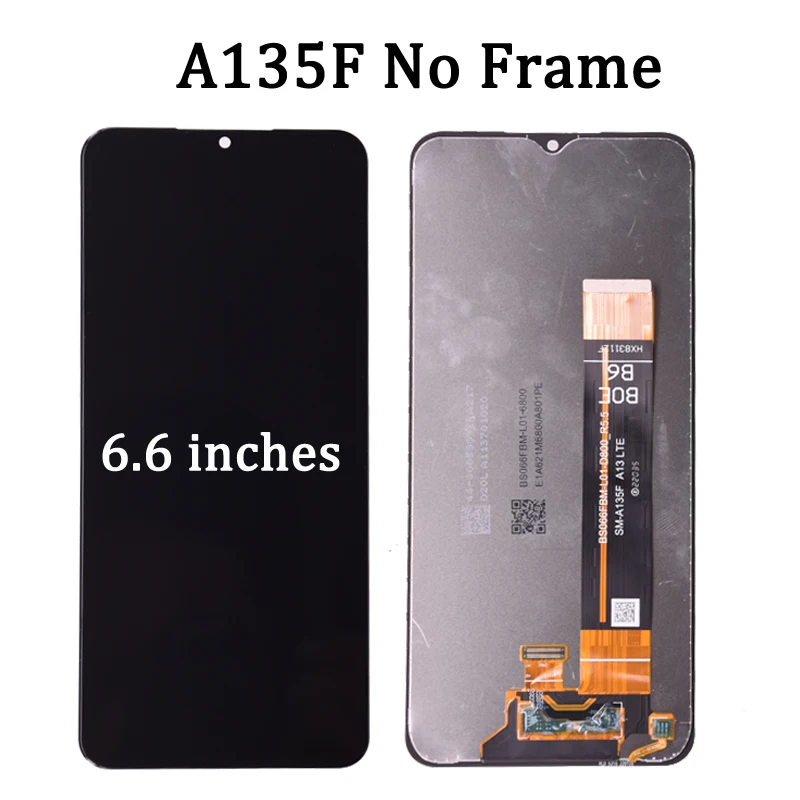 6.6'' For Samsung A13 4G A135 LCD Display Touch Screen Digitizer For Samsung A13 LTE A135F A135U A135U1 LCD
