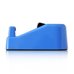 Large Stationery Adhesive Tape Cutter with Table Base (Blue)