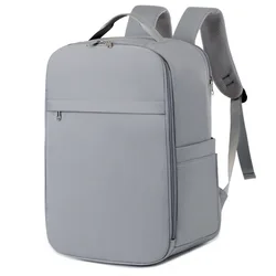 Unisex Lightweight Waterproof Travel Backpack for Laptops and Carry - Ons (Gray)