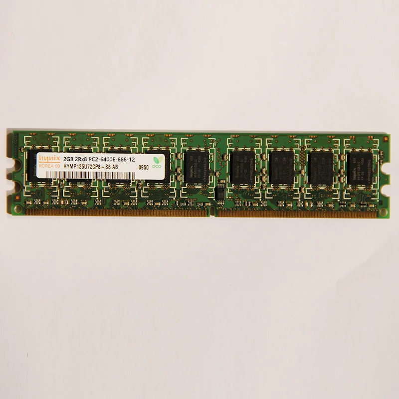 Hynix ddr2 rams 2 ГБ 800 МГц DDR2 2 Гб 2Rx8 PC2-6400E -666-12 ddr2 800 2 Гб Серверная оперативная память
