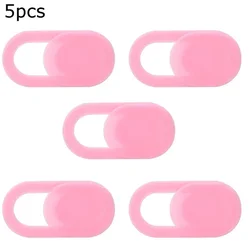 Universal Privacy Lens Sticker - Anti-Spy Camera Cover for Laptops, Tablets, and Smartphones (5X Pink)