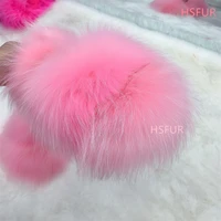 Woo Spikes Luxury Fur Slippers Women Round Toe Mongolian Fur Slides Woman Shoes Women Flat Half Slippers - Image 6