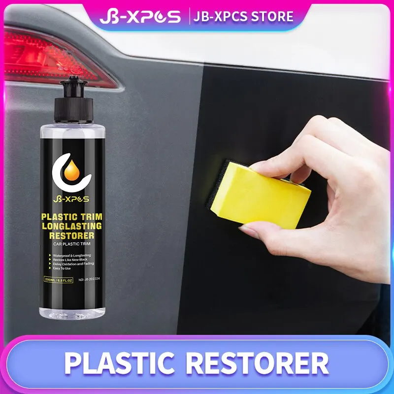 Plastic Renovator For Car Quick Plastic Restorer Ceramic Trim Coat Kit