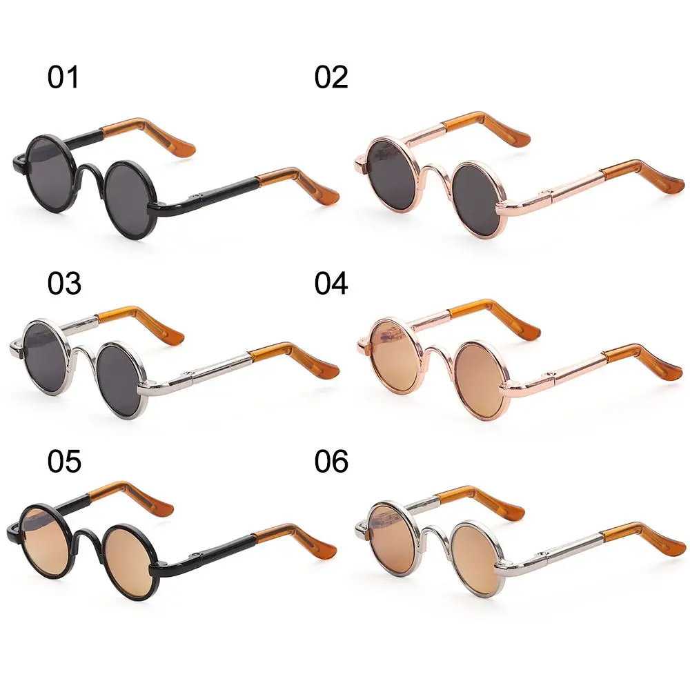 AC Metal Round Frame Glasses for 1/4 BJD Dolls