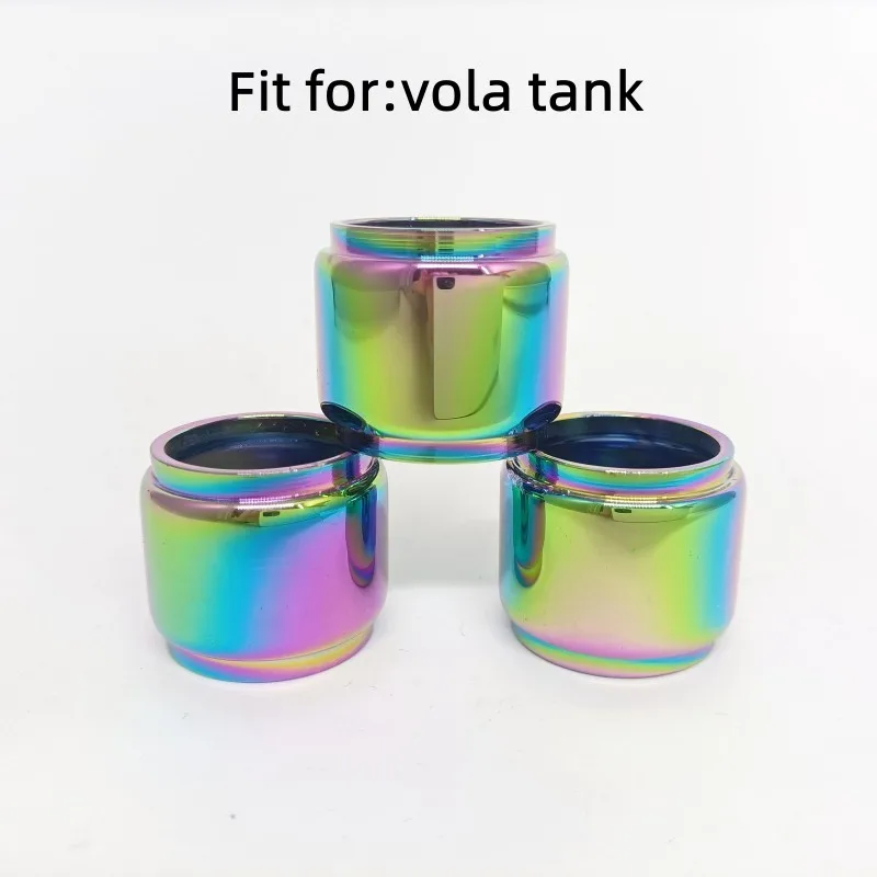 

3 PCS Rainbow Bubble Glass Tube For Kanger Vola Tank Machine Accessories