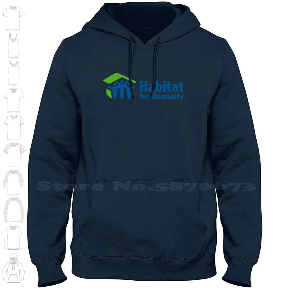 

Habitat For Humanity Logo Brand Logo High-quality Hoodie 100% Cotton New Graphic Sweatshirt