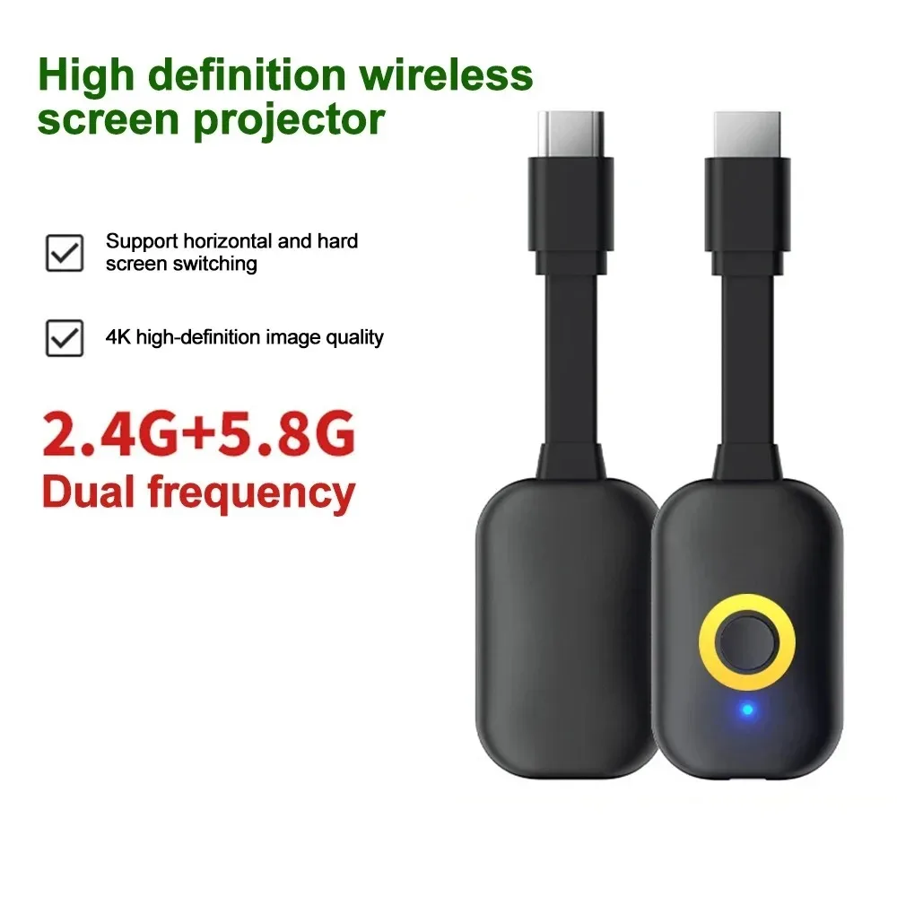 4K Dual Band Wireless HDMI TV Dongle Receiver