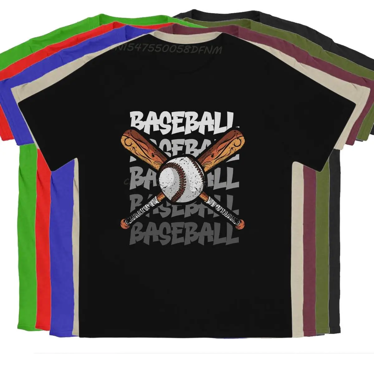 

Men's T Shirt Baseball Present Homerun Player Athlete Classic Individuality Male T-shirts Cotton Camisas Man Transfer Printing