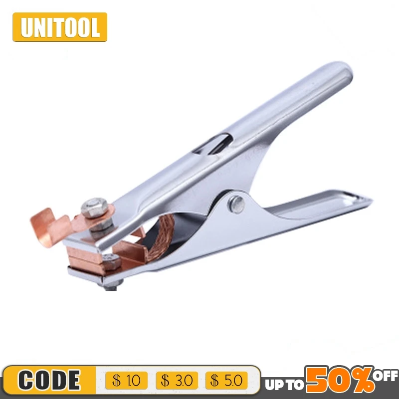 

Fusion welding machine 300A chromium plated grounding clamp electric welding clamp iron Dutch grounding clamp 300A chromium