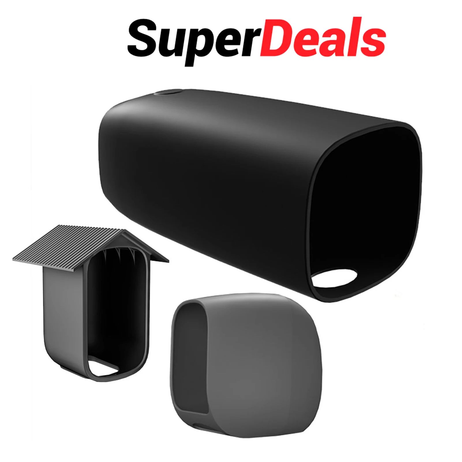 2pcs Silicone Protective Covers for eufyCam Eufy-2C Eufy-2 Eufy-E Anti-Scratch Camera Protective Cover Giving Security Camera