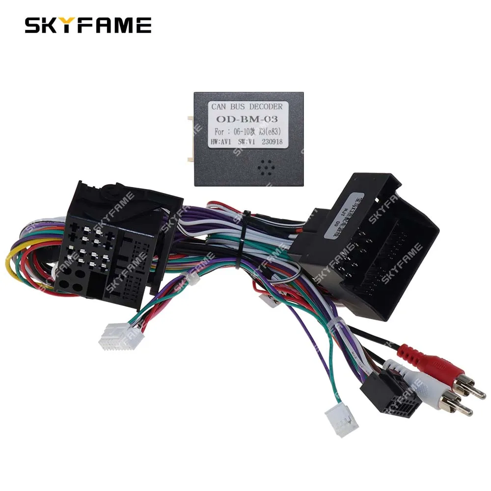 SKYFAME 16  ڵ ׷ ̾ ϳ׽ , Canbus ڽ  ̺ ڴ, Bmw X3 E83 OD-BW-03