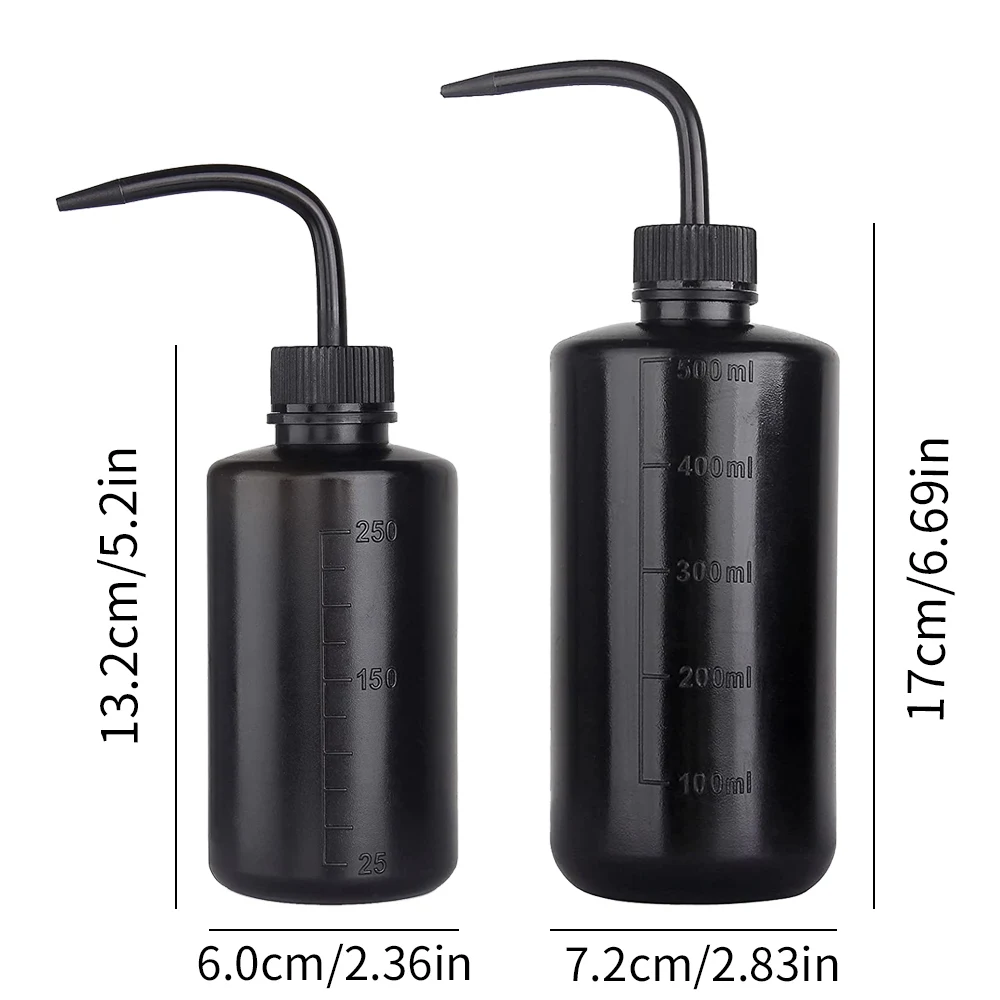 250/500ml Tattoo Bottle Microblading Supplies Diffuser Wash Squeeze Bottle Lab Non-Spray Convenient Supply Cups Tattoo Accessory 6