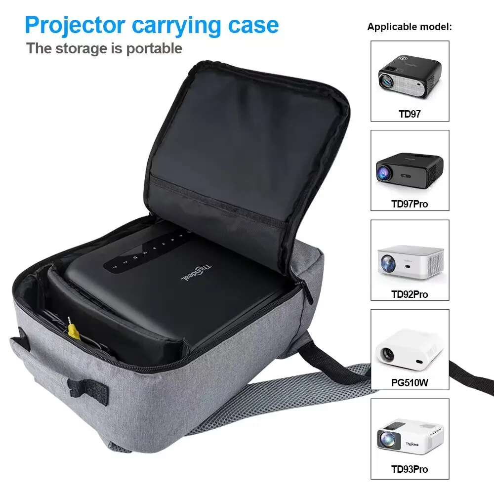 휴대용 프로젝터 케이스 카메라 프로젝터 용 운반 가방 HY320 TD92Pro TD80W TD95W PG610W 여행용 운반 가방 프로젝터 보관