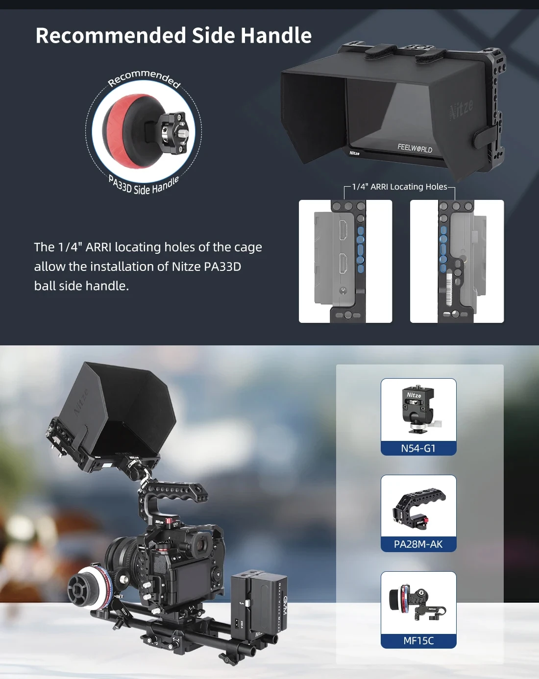 Nitze monitor käfig für feel world f6 plusx/f5 prox/f6 plus/f5 pro – Detail 3