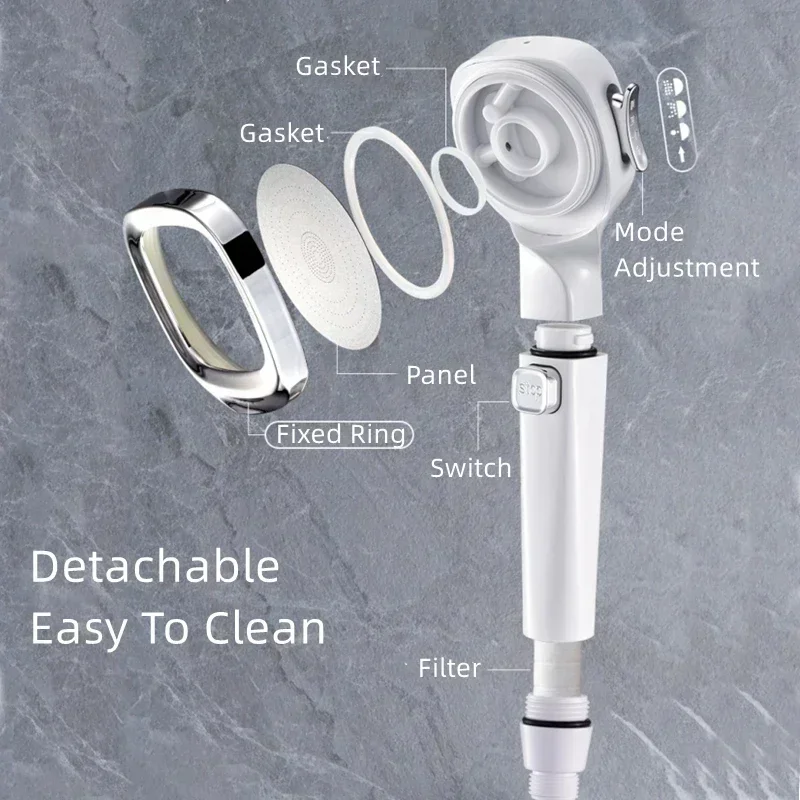 Xiaomi Mijia 4-Modes ShowerHeads Adjustable Water Massage Sprayer High Pressure Shower Head Water Saving Bathroom Accessories 5
