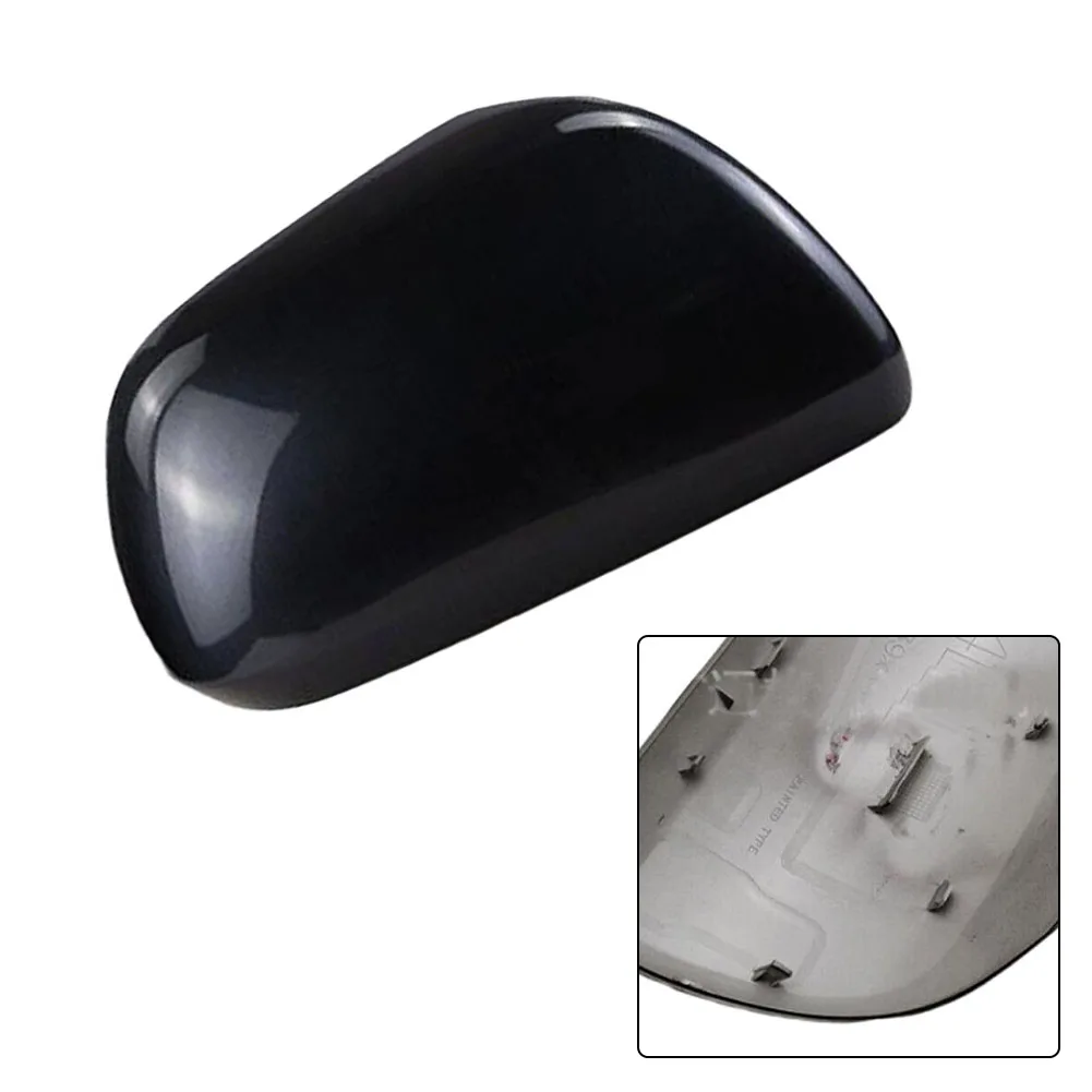 

Auto Parts Side Mirror Cover Dustproof Exterior Front Right Tool Waterproof ABS Black Car Accessories Brand New