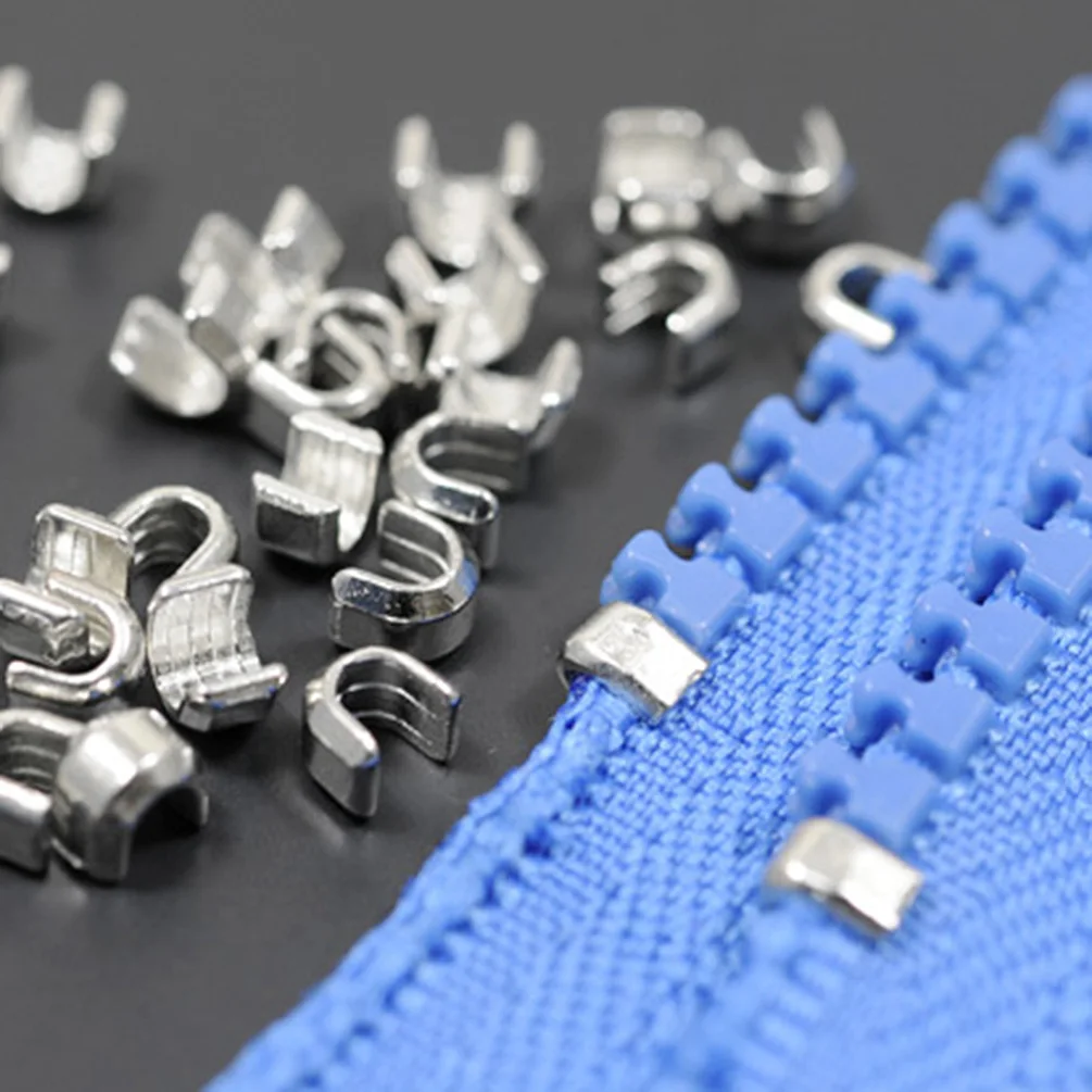 Zipper Accessories 20PC No. 8 Zipper Top Stop U-front DIY Handmade Clothing