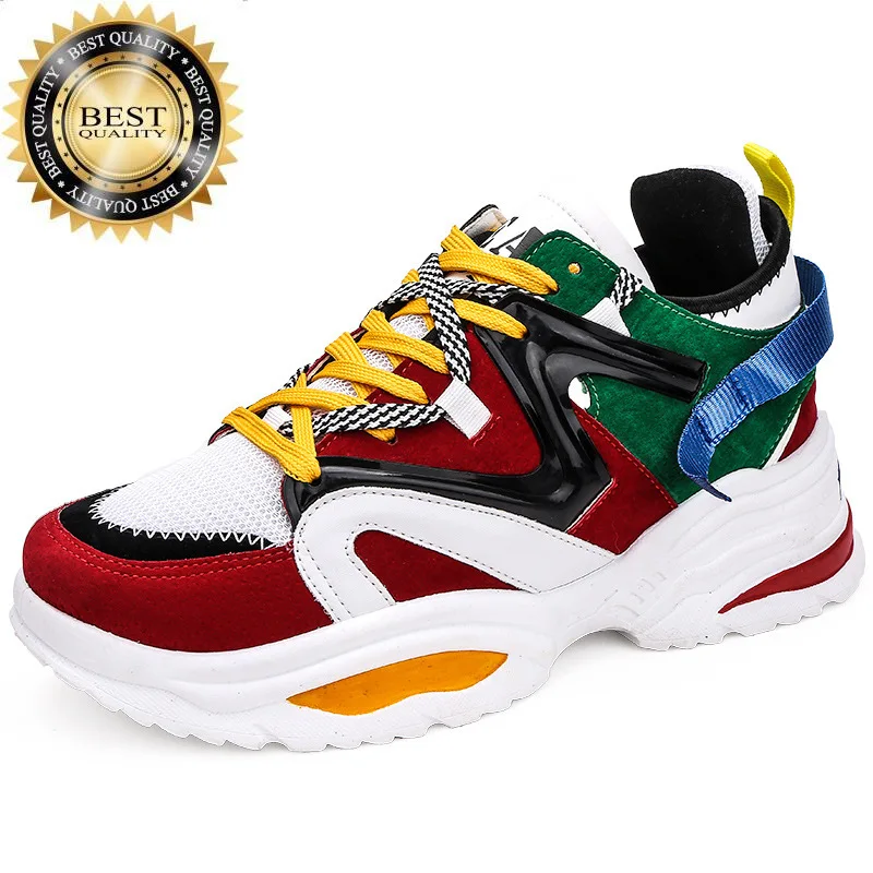 

Sneakers New Platform Design Fashion Men Women Thick Sole Height Increasing Size 47 Designer Shoes Hip-hop Casual