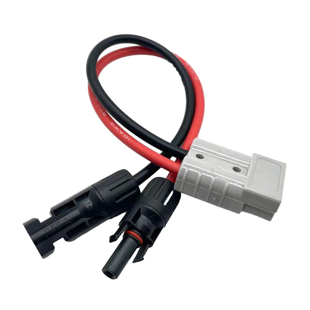 

50A Connector For Anderson Plug To Solar Panel Cable Y Adaptor Connector Forklift Charging Plug Connector Solar Power Supplies