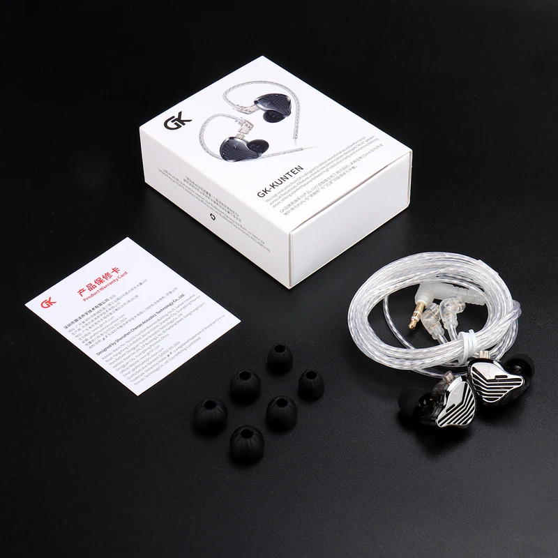 GK KUNTEN Earphones New Generation Dynamic Driver Unite