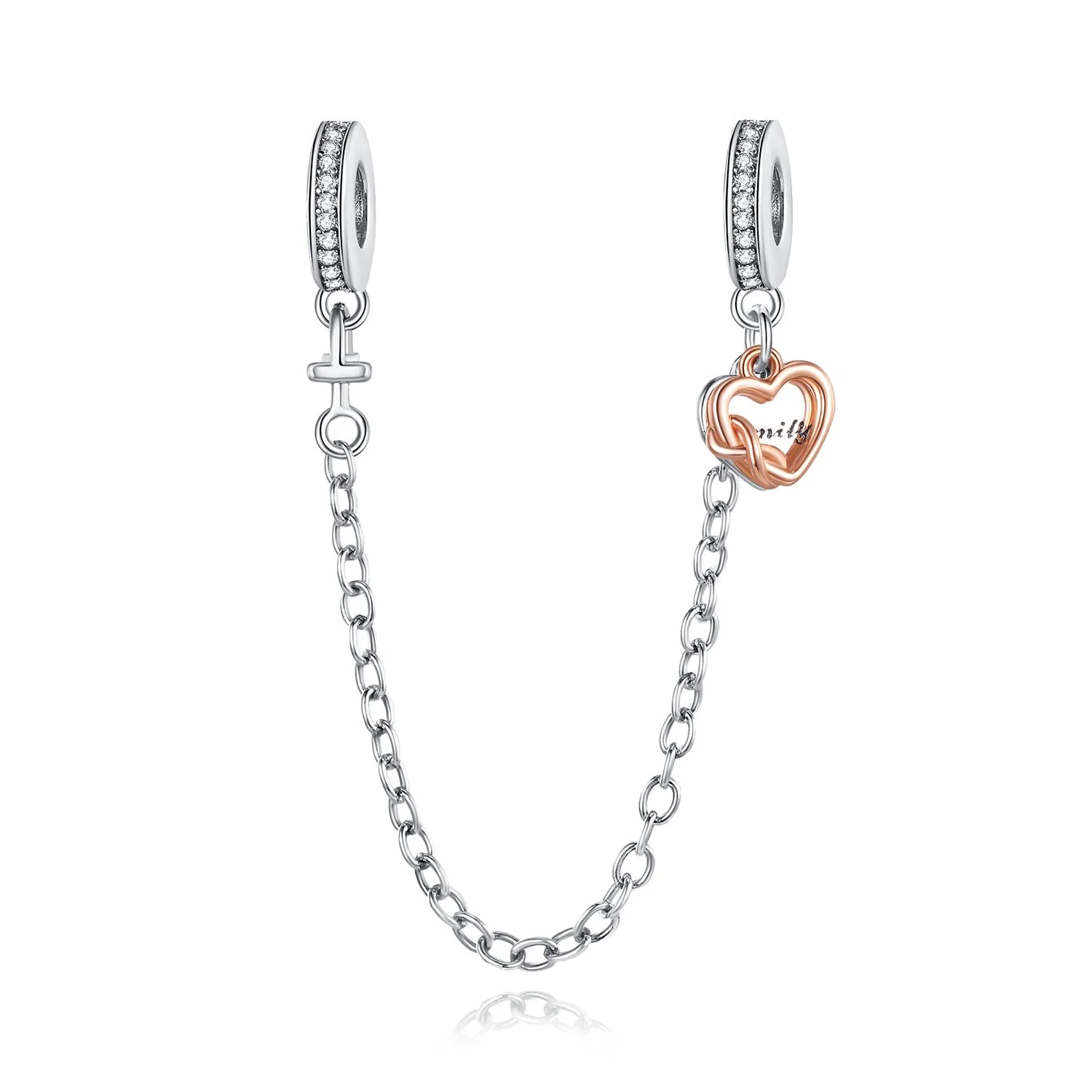 오리지널 참 하트 로즈 골드 생명의 나무 비즈 펜던트 팔찌 목걸이 여성용 DIY 쥬얼리 선물