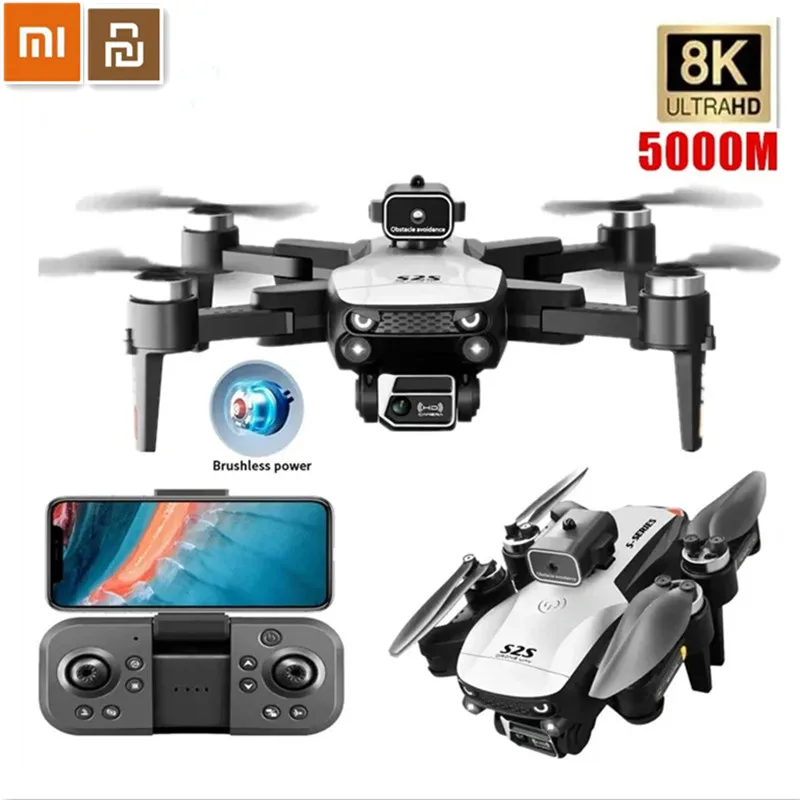 Xiaomi Miji S2S 8K Drone Gps Profesional Hd Fotografia Aerea Dual-Camera Omnidirezionale Evitamento Ostacoli Drone Quadcopter