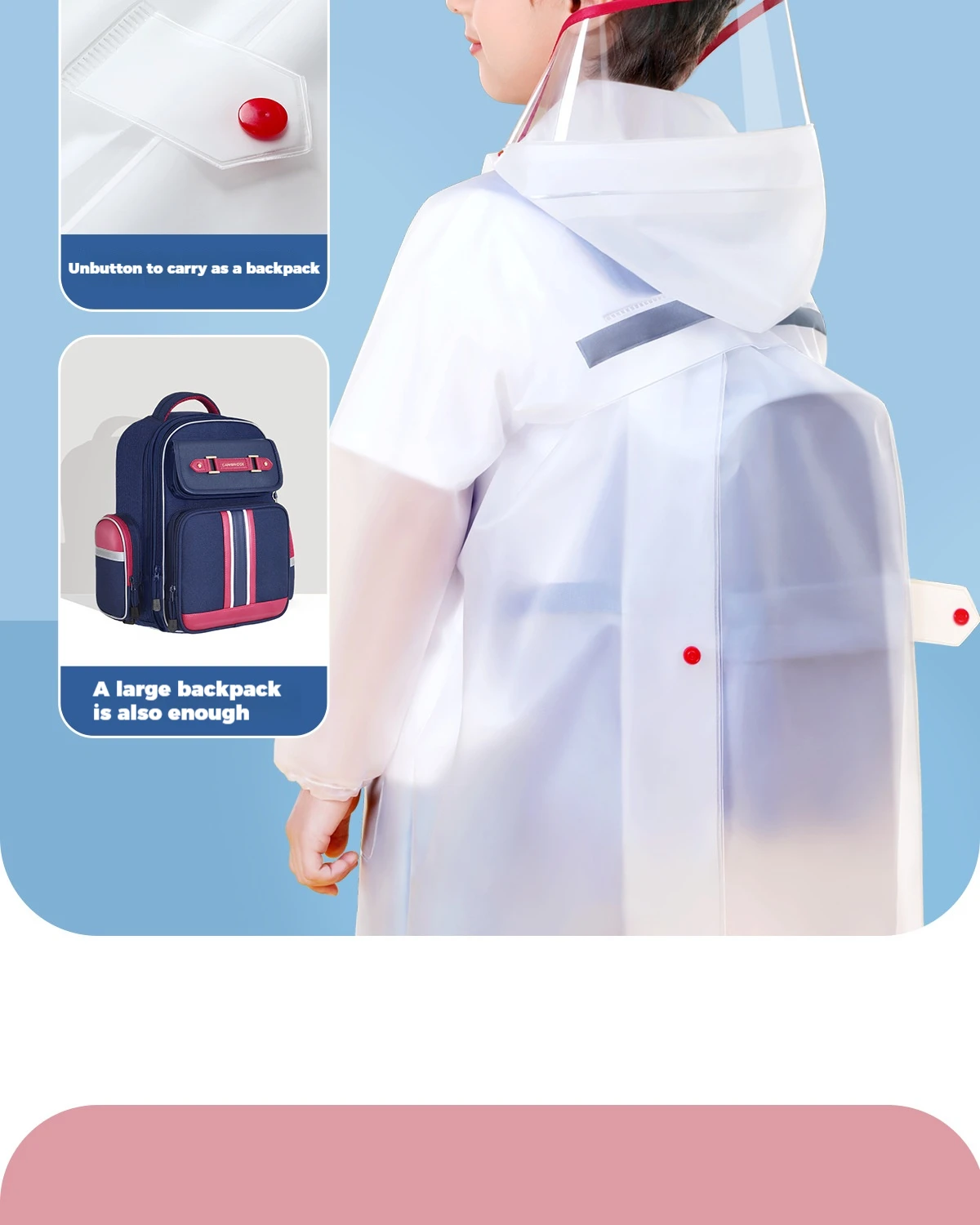 Waterproof Children’s Rain Poncho