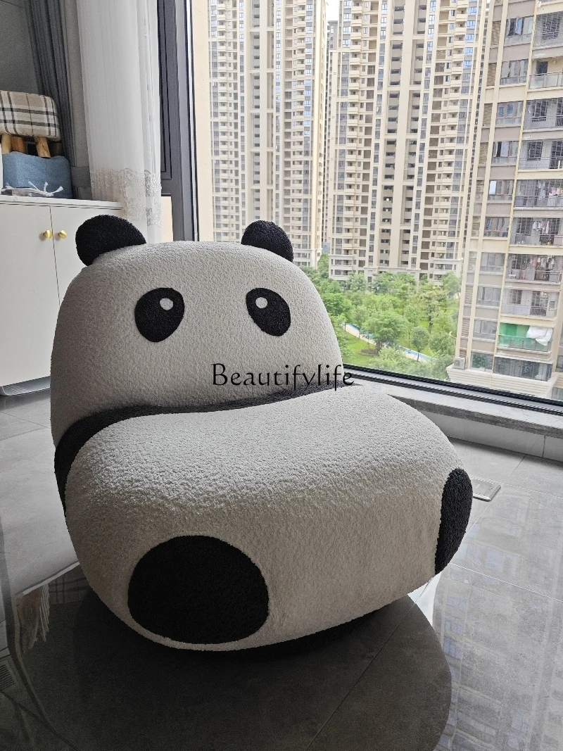 

Creative Single Sofa Living Room Simple Rotating Couch