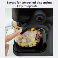 5.5L Cereal Dispenser Sealed Lid Transparent Box Moisture Proof Dust-proof Reusable Dried Food Rice Grain Nut Container 2