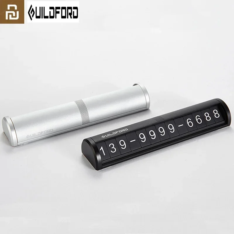 

Оригинальный остановочный знак XIaomi GUILDFORD, автомобильная парковочная карта, остановочный знак для автомобиля, карта с номером телефона, креативный стерео, невидимый задний вид