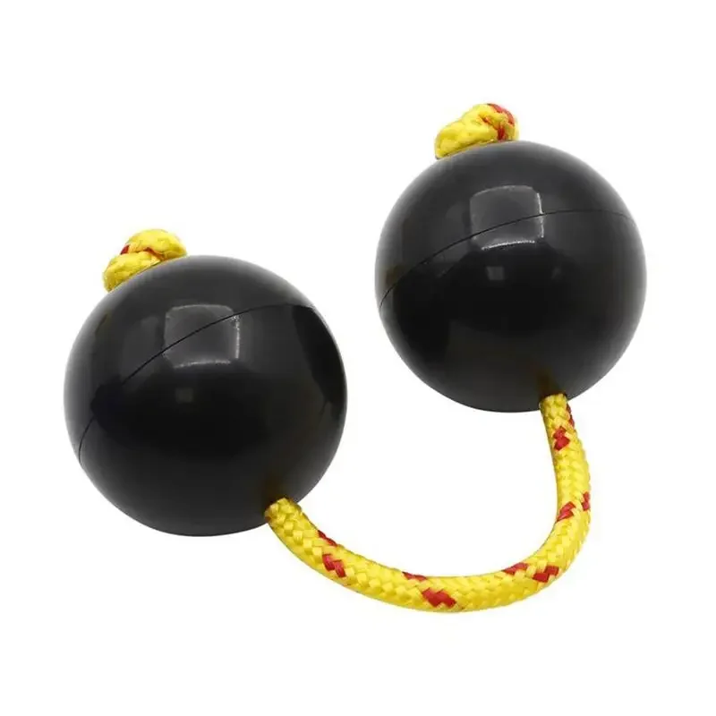 1 Pair Of African Shaker Asalato Rhythm Ball Maracas Single Hand Percussion Instrument 2 Strings and 4 Balls drum percussion accessories drum accessories