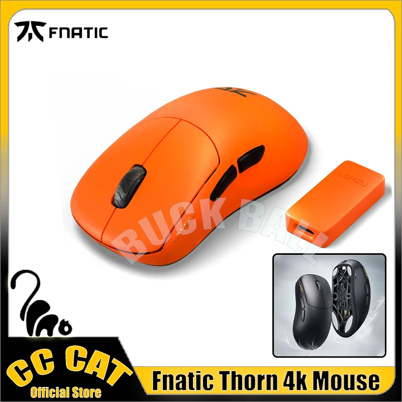 

Fnatic Thorn Game Mouse Wireless Mouse 2mode With 4k Ultra Low Latency Esports Mouse 52g Lightweight Pixart 3395 Gaming Mouse