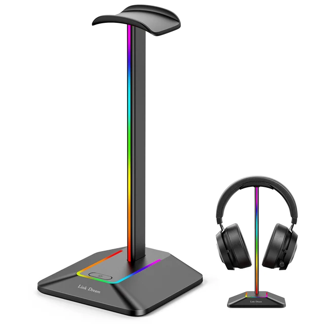 RGB Lights Headphone Stand Color: LK-Z8-B Ships From: Russian Federation